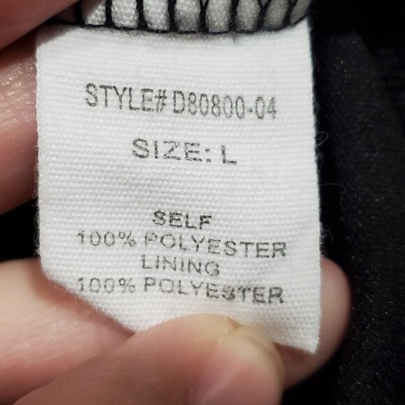 Altar'd State Women's Black Long-Sleeve Tiered Babydoll Dress Peasant Boho Sz L - Picture 10 of 14